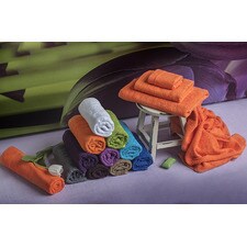 Juego de 3 toallas lisas modelo Rizo USA